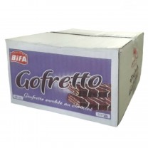 Pack trocitos de gofrette cubierto con chocolate Gofretto 22g X 48U